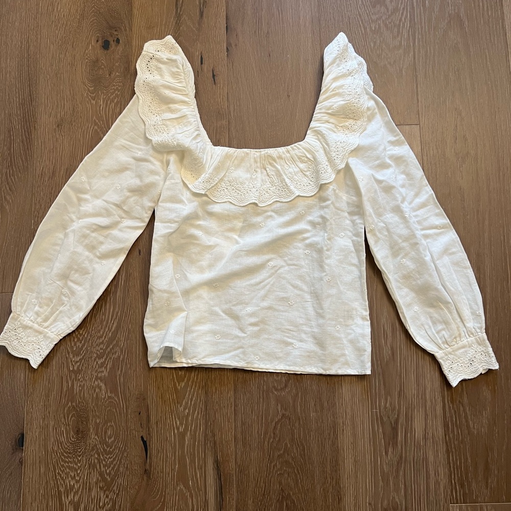 NWT Franceska blouse size 4 (36) in Ecru.